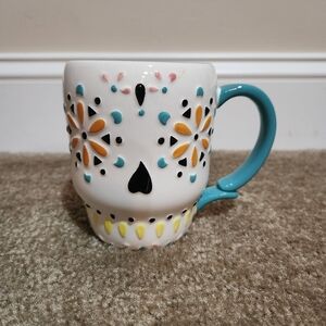☕️Mug Sale!☕️ Colorful Ceramic Mug With Sugar Skull Calavera Design